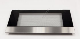 Oven outer Door - 140044076085 Front Glass Inox 594x282 5mm [Electrolux Aeg]