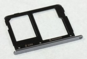 Samsung Sim card Holder - Gh98-39610b Deco-svc Tray Assembly Sim + Memory Black
