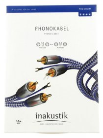 Inakustik Stereo Cable Phono Plug - 00405115 Premium Phono Cable 1 5m Inakustik Stereo Cable Phono Plug - 00405115 Premium Phono Cable 1 5m