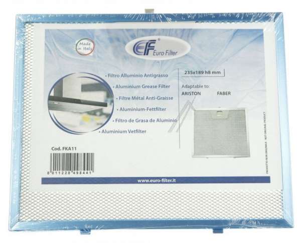Eurofilter Metal Grease Trap - Metal Filter Alternative For Faber