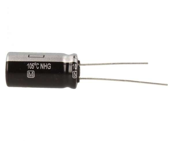 Panasonic 100v Radial Electrolytic 105 D - 100uf-100v Elco Radial Pan 105° 10x20mm