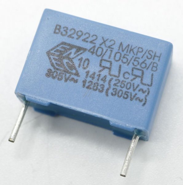 Grundig Pulse Capacitors - 274238r-1 C00949965 C-ppm 220nf K275vac R15 Cl-b 8 5*14 5*18