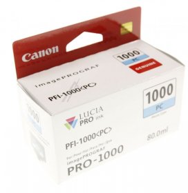 Canon Cartridge - Pfi-1000pc 0550c001 Ink Cartridge Photocyan 80ml Canon Cartridge - Pfi-1000pc 0550c001 Ink Cartridge Photocyan 80ml