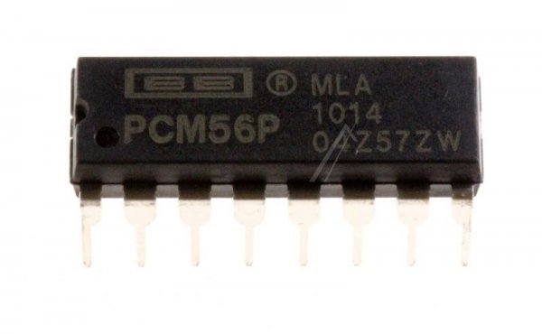 Texas Instruments Da Converter Ics - Pcm56p Ic 16-bit Audio Dac Dip-16 (burr-brown)