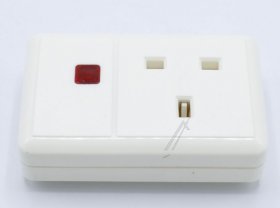 Bachmann Coupler / Connector - Socket Mount, White, Uk Bachmann Coupler / Connector - Socket Mount, White, Uk