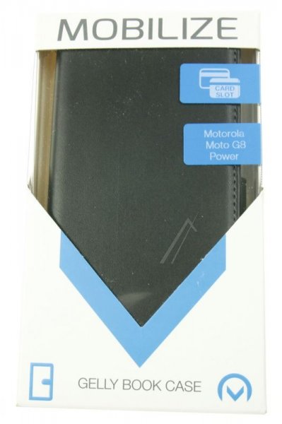Mobilize Leather Bag Gsm - 25929 Mobilize Classic Gelly Wallet Book Case Motorola Moto G8 Power Black
