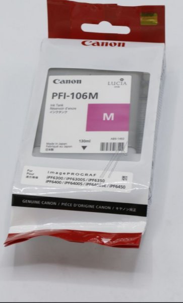Canon Cartridge - Pfi-106 M 6623b001 Ink Cartridge Magenta 130ml
