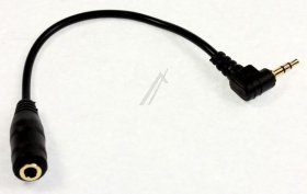 Delock Cable/plugs/adapter - Cable Audio Stereo 2.5 Mm Male Angled > 3.5 Mm Female 3 Pin