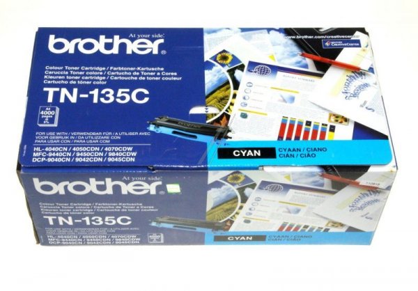 Brother Toner Cartridge - Tn-135c Toner Cartridge Cyan 4k