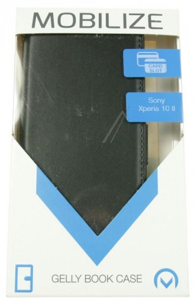 Mobilize Leather Bag Gsm - 25927 Mobilize Classic Gelly Wallet Book Case Sony Xperia 10 Ii Black