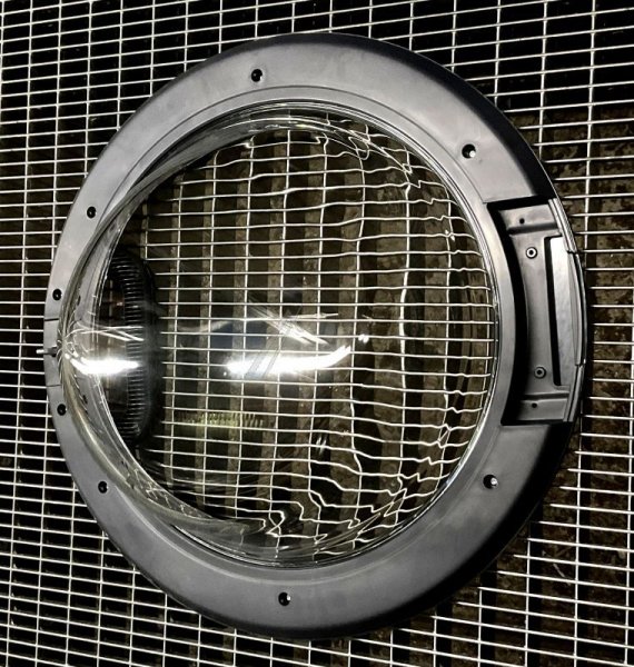 Door - C00627822 488000627822 Door Frame+glass Nologo Ral7024 [Whirlpool Indesit]