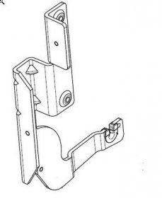 Door Hinge For Dishwasher - Hinge Left [Candy Hoover]