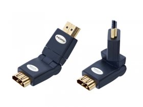 Inakustik Hdmi-jack/hdmi-plug - Premium Hdmi Angled Adapter M-m 360 Degree Swivel Inakustik Hdmi-jack/hdmi-plug - Premium Hdmi Angled Adapter M-m 360 Degree Swivel