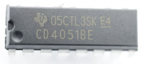 Texas Instruments Ic - 4051b Cd4051be Ic C-mos Dip16 Ic
