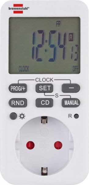 Brennenstuhl Clock Timer - Comfort-line Digitale Wochenzeitschaltuhr