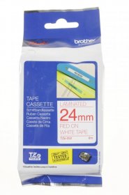 Brother Colour Cartridge - Tze252 Tape Red On White 24mm-8m Laminated Brother