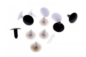 Square Plug - C00323643 480132102378 Stopper Kit 4xgw + 4xgrey + 4xblack [Whirlpool Indesit]