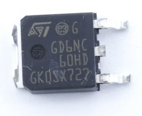 Stmicroelectronics Transistors - Gd6nc Igbt 600v 15a Smd Dpak Stmicroelectronics Transistors - Gd6nc Igbt 600v 15a Smd Dpak