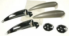 Fridge Door Handles - 42198085 D handle Assembly kit Uno(chrom-matixpainted [Vestel]