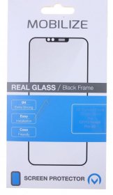 Mobilize Display Protective Plastic Film - Suitable For Mobilize Edge-to-edge Glass Screen Protector Oppo Reno6 Pro 5g Black Full-edge Glue