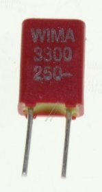 Wima Pulse Capacitors - 3300pf-250v Mks02-kondensator Rm=2,5mm