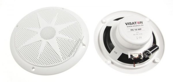 Visaton Middle And Bass Loud Speaker - Fx16wp (paar) Koaxial-lautsprecher, 16-cm, 4-ohm
