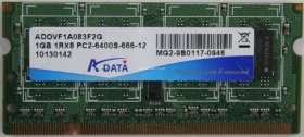 A-Data 1Gb PC2-6400S DDR2-800 Laptop Memory A-Data 1Gb PC2-6400S DDR2-800 Laptop Memory