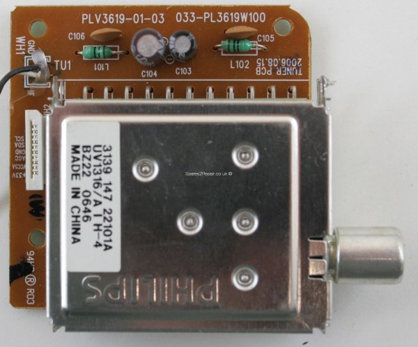 Acoustic Solutions ASTV3619WS - Tuner - PLV3619-01-03 - 033-PL3619W100