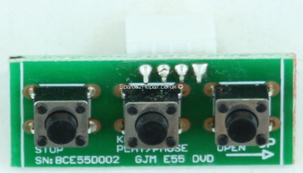 Baird CN22LEDWH - DVD Buttons - GJM E55 DVD - BCE55D002 - 166D142C