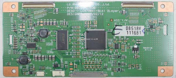 Baird X47DTV - T-Con - 6871L-1116B - 6870C-0134B - LC470WX1-SLA1 2Layer