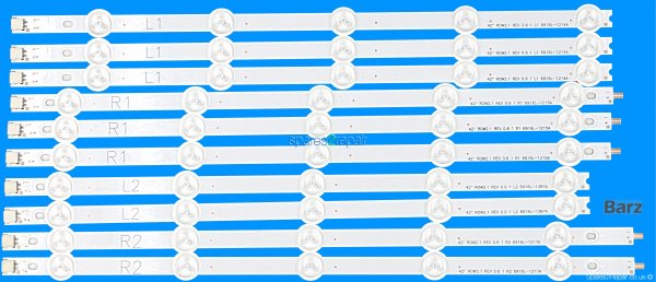 LG 42 inch Full LED Backlight Array - LC420DUE SF - 6916L-1412A - 6916L-1413A - 6916L-1414A - 6916L-1415A - AGF78326501