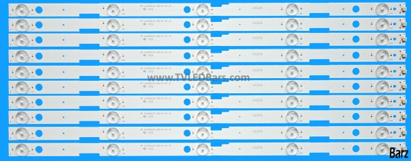 Barz LED Backlight Array Sharp LC-55UI7352K LC-55UI7252K LC-55CUG8052K 55" HOV55182-07Y HOV55193-02Y RF-AJ550E30-0501S-04 10pcs