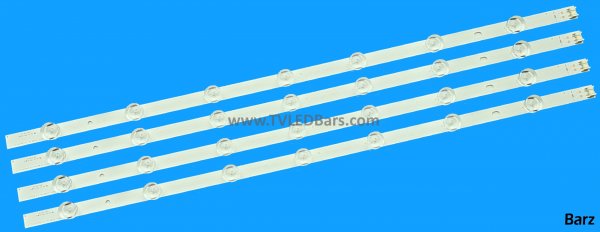 Barz LED Backlight Array LG 32LS345T 32LS3450 KEMOS 331537502 LG Innotek 32"NDE 4pcs