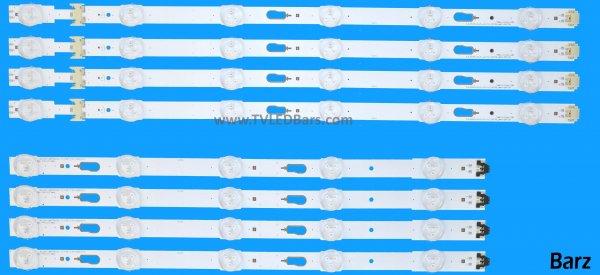 Barz LED Backlight Array Samsung UE43JU6000 BN96-38711A + BN96-38712A 43" CY-GJ043HGAV1H CY-GJ043HGAV1V LM41-00172A + LM41-00172B 8pcs