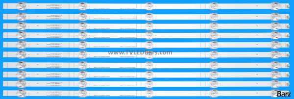 Barz LED Backlight Array Hisense 65A6GTUK 65A6BGTUK 65A6KTUK 65" HD650Y1U72-T0L2 HD650Y1U71-T0L3 LB6508H 10pcs