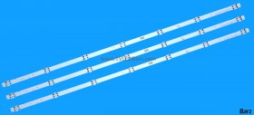 Barz LED Backlight Array Sony KDL-43WF663 KDL-43WF665 KDL-43WG663 KDL-43RF453 43" NS8S430CNO0101 L3-PTT-SM-D3-FAP-S7 LM41-00684A 3pcs