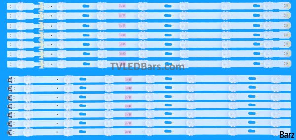 Samsung LED Backlight Array Samsung BN96-43942A + BN96-43943A 58" V7DU-580DCA-R0 + V7DU-580DCB-R0 14pcs