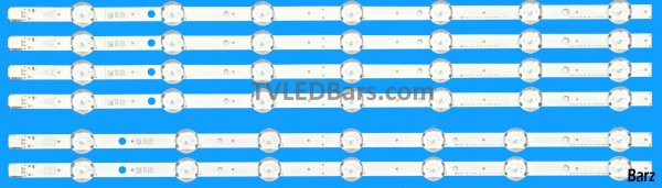 Barz LED Backlight Array VES480QNDS-2D-N11 Hitachi 48HK6T64U 48HK6T74U Vestel 48" UHD DRT VNB 4xA 2xB