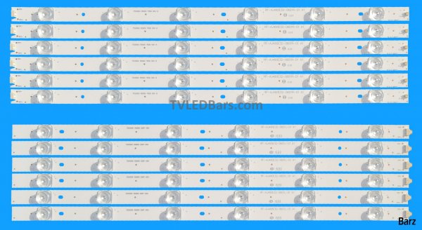 Barz LED Backlight Array Sharp 49" LC.45J06G001 LY.45501G001 LY.45J01G001 HWV4941-10C -02C RF-AJ490E32-0601R 0601L A1 12pcs