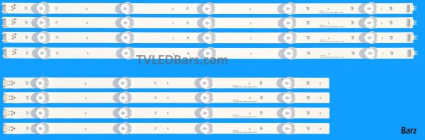 Barz LED Backlight Array LG AGF79045801 49" FHD NC490DUE-SADP 8pcs
