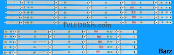 Barz LED Backlight Array Philips 705TLB50B33BDL01L 50" TPT500U1-QVN03.U TPT500B5-U1T01D LB50089 LB50086 V0 V1 10pcs