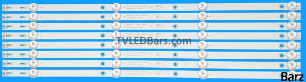 Barz LED Backlight Array Polaroid P50FN0117K 50" K500WDC2 4708-K50WDC-A2113N01 8pcs