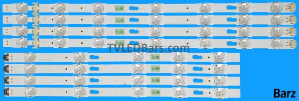 Barz LED Backlight Array Samsung BN96-39781A + BN96-39782A 43" V6DU-430DCA-R2 + V6DU-430DCA-R2 8pcs