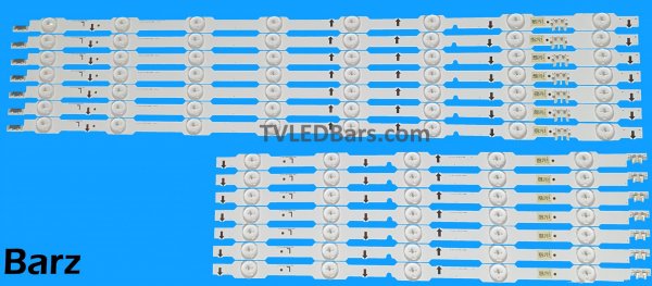 Barz LED Backlight Array Samsung BN96-34251A + BN96-34252A 55" CY-GH055HGLV3H CY-GH055HGLV3V DUGE-550DCA-R5 + DUGE-550DCB-R5 14pcs