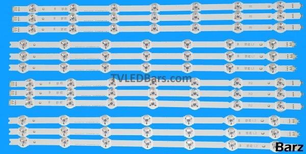 Barz LED Backlight Array Panasonic TX-55AS650B TX-55AS740B LC550DUF (VG) (F1) (F2) 55" V14 Slim DRT 6916L-1803A 1804A 1805A 1806A 12pcs
