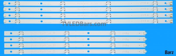Barz LED Backlight Array LG AGF79100101 49LH604V HC490DUN-ABRR1 ABRR2 ABRR3 49LH60_FHD_ A-Type B-Type 8pcs