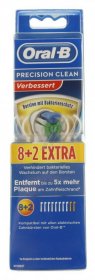 Braun Tooth Brush - Eb20-8+2 Braun Oral-b Precision Clean Toothbrush Heads 8+2er