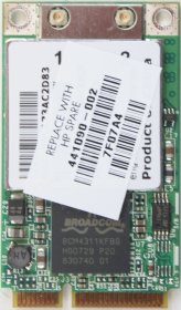 Broadcom - WLAN - BCM94311MCGHP3 - Mini PCIe