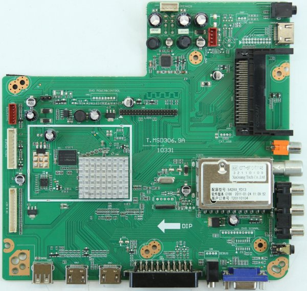 Bush BPDP42HD2 - Main AV - T.MSD306.9A - 10331