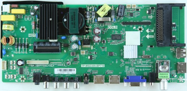 Bush 40/233F - Main Board - 4502239-6 - TP.MSD309.BP710 - B14090280 - V400HJ6-PE1